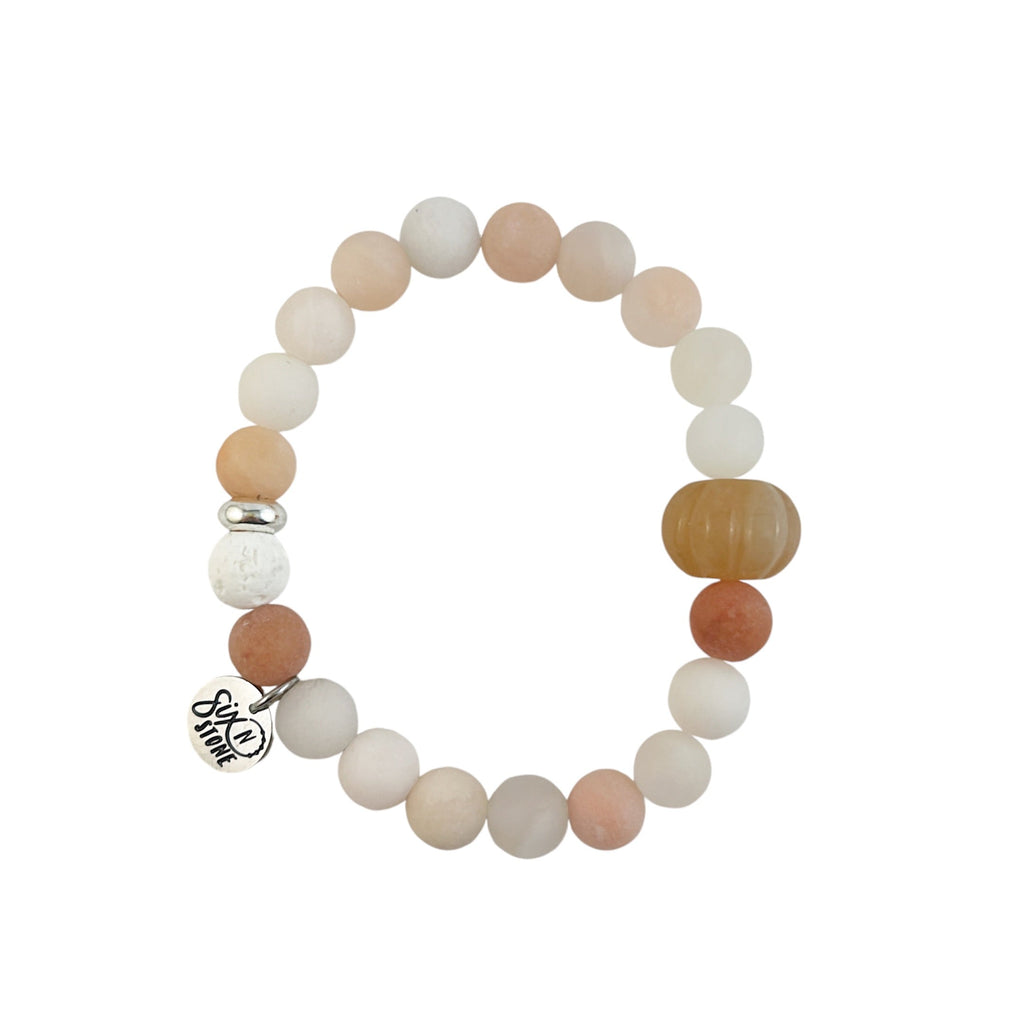 Pumpkin Crystal Bracelet – Fall Gift