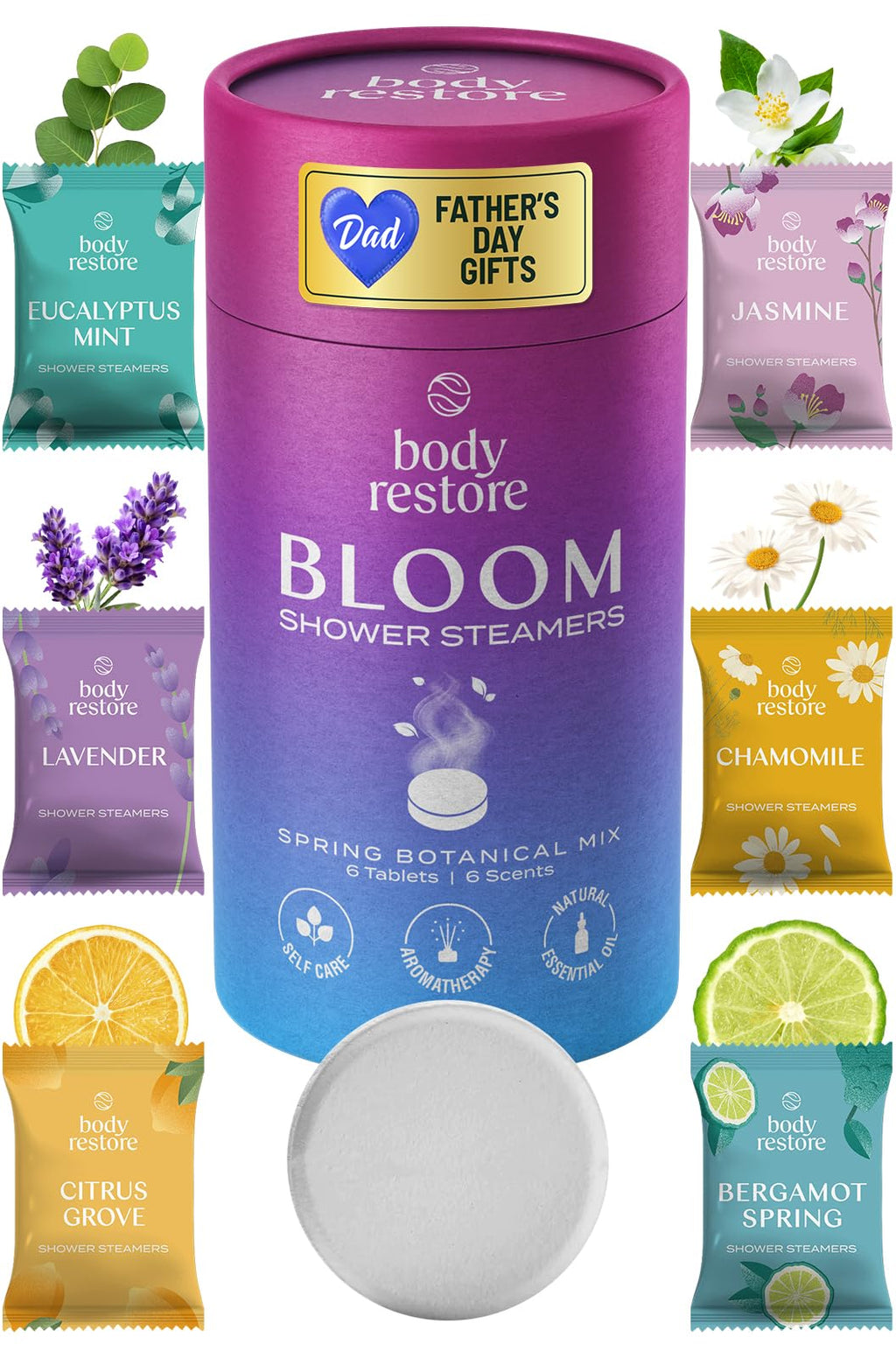 Aromatherapy Shower Steamers – 6 Pack