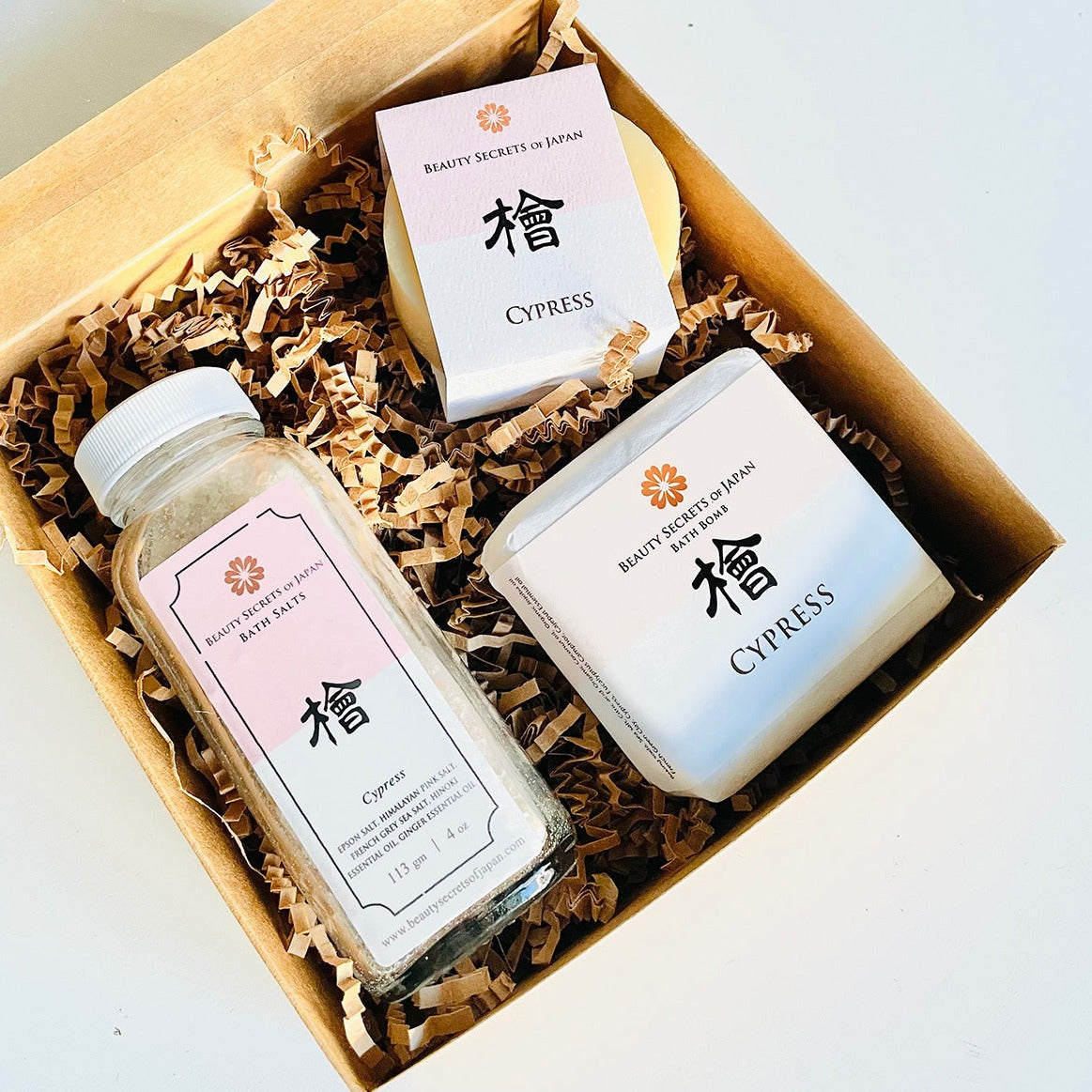 Coffret de soins Hinoki japonais