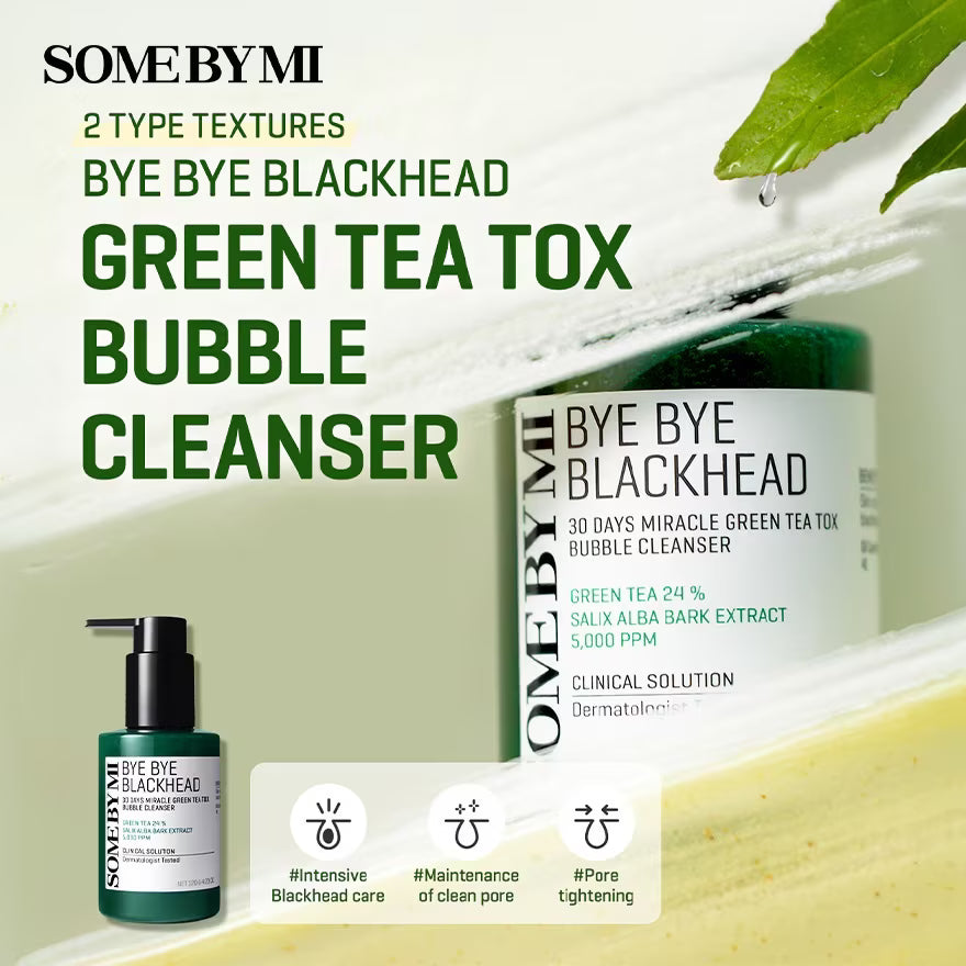 SOME BY MI Green Tea Blackhead Bubble Cleanser 120g