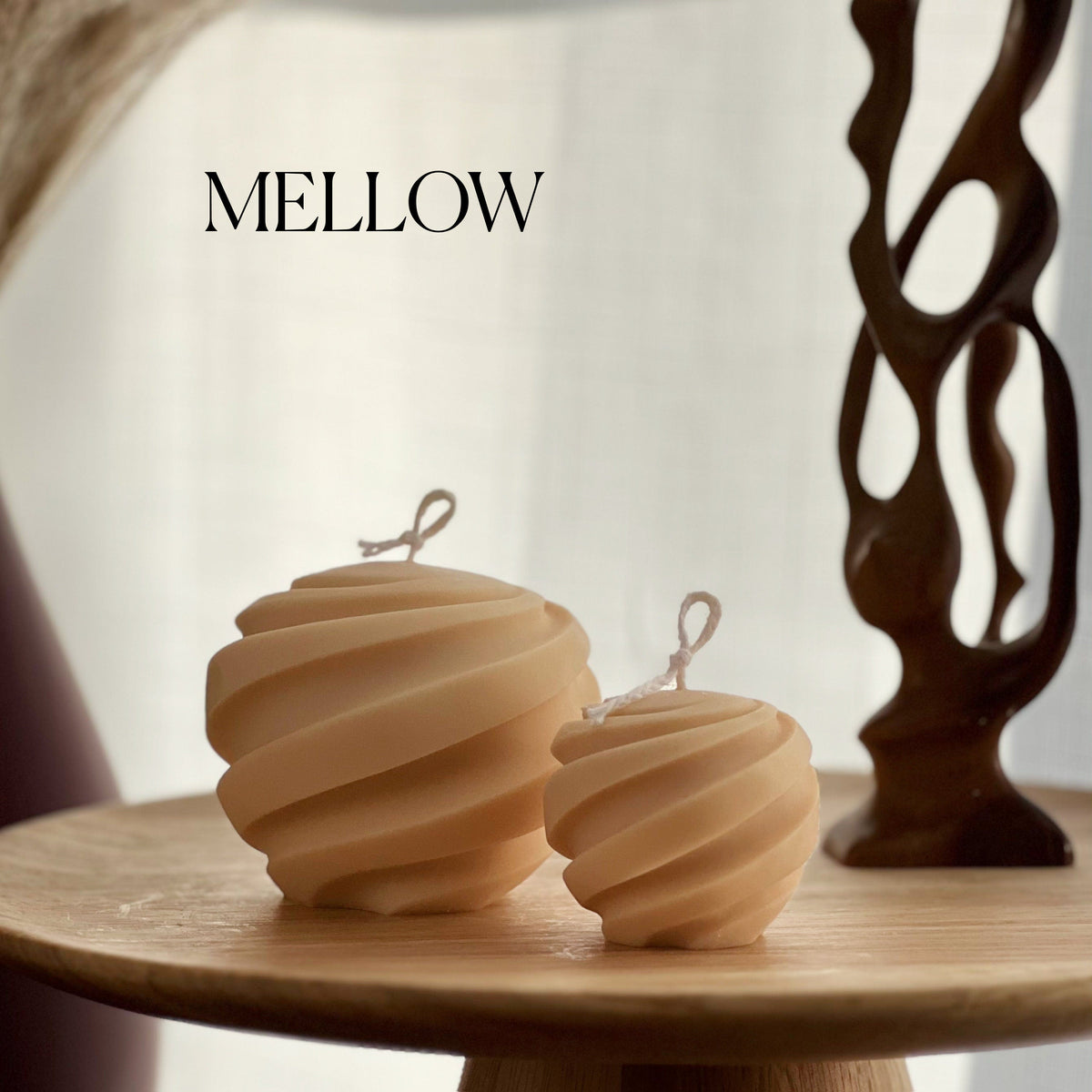 Ensemble de bougies en cire de soja Swirl Ball