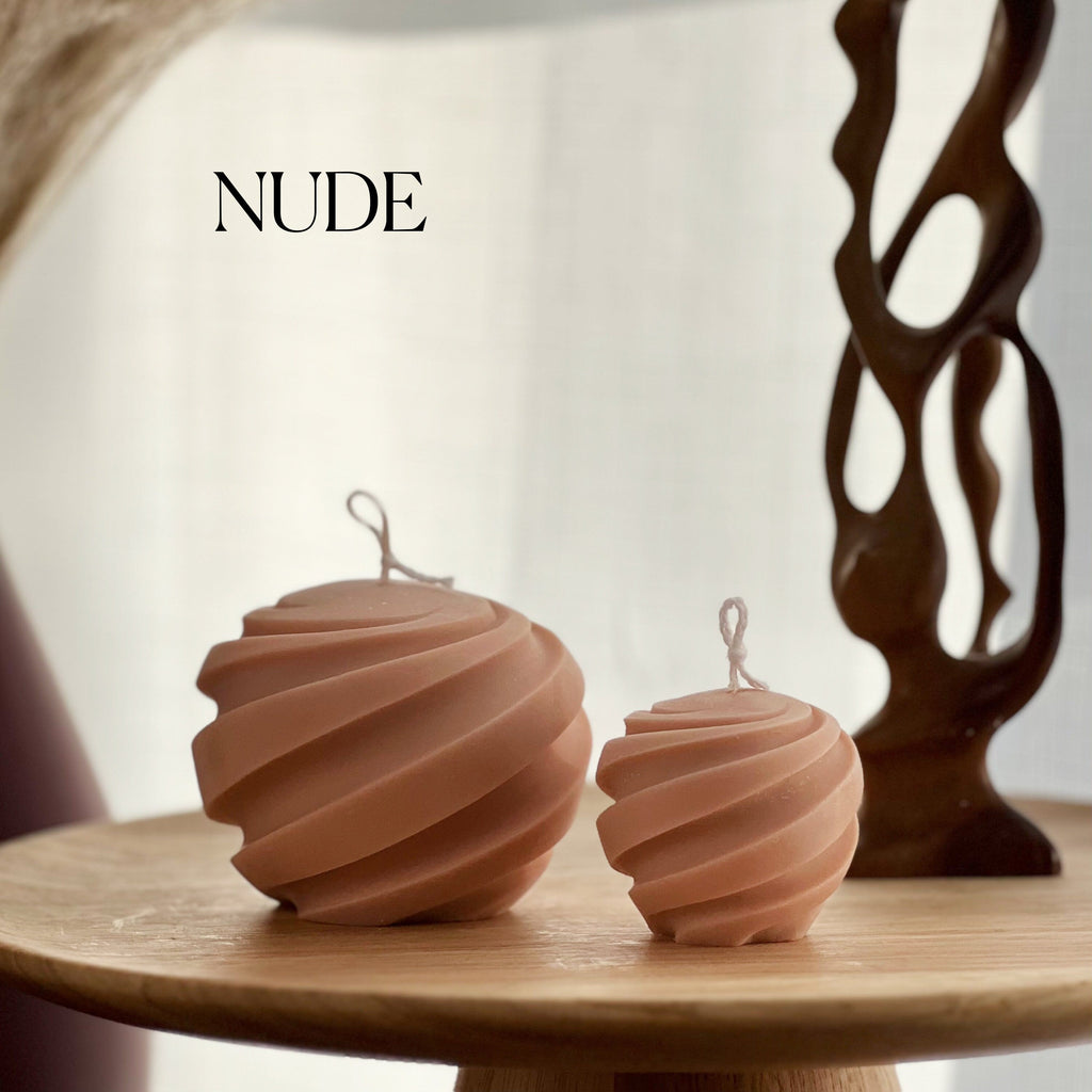 Ensemble de bougies en cire de soja Swirl Ball