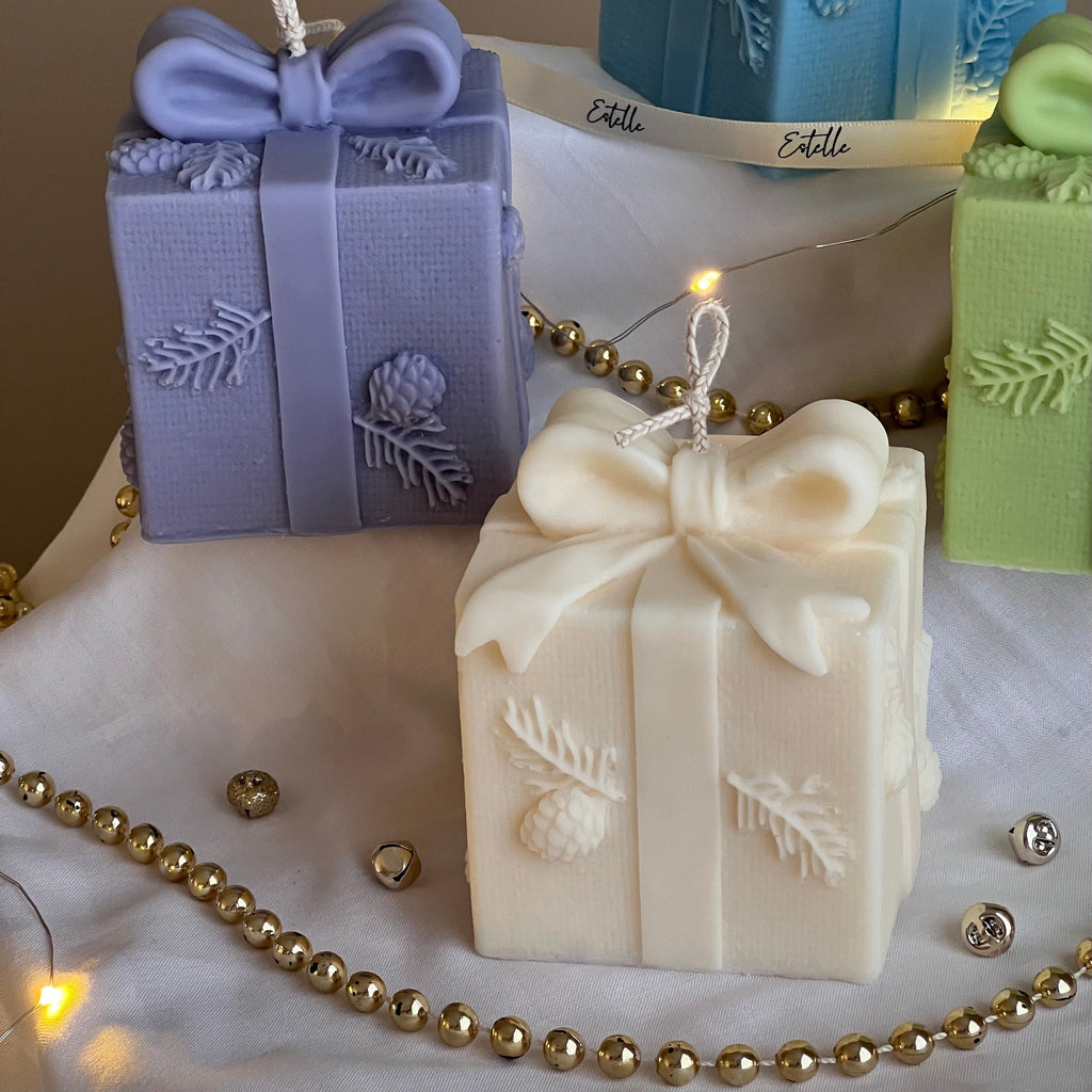 Christmas Gift Box Soy Wax Candle