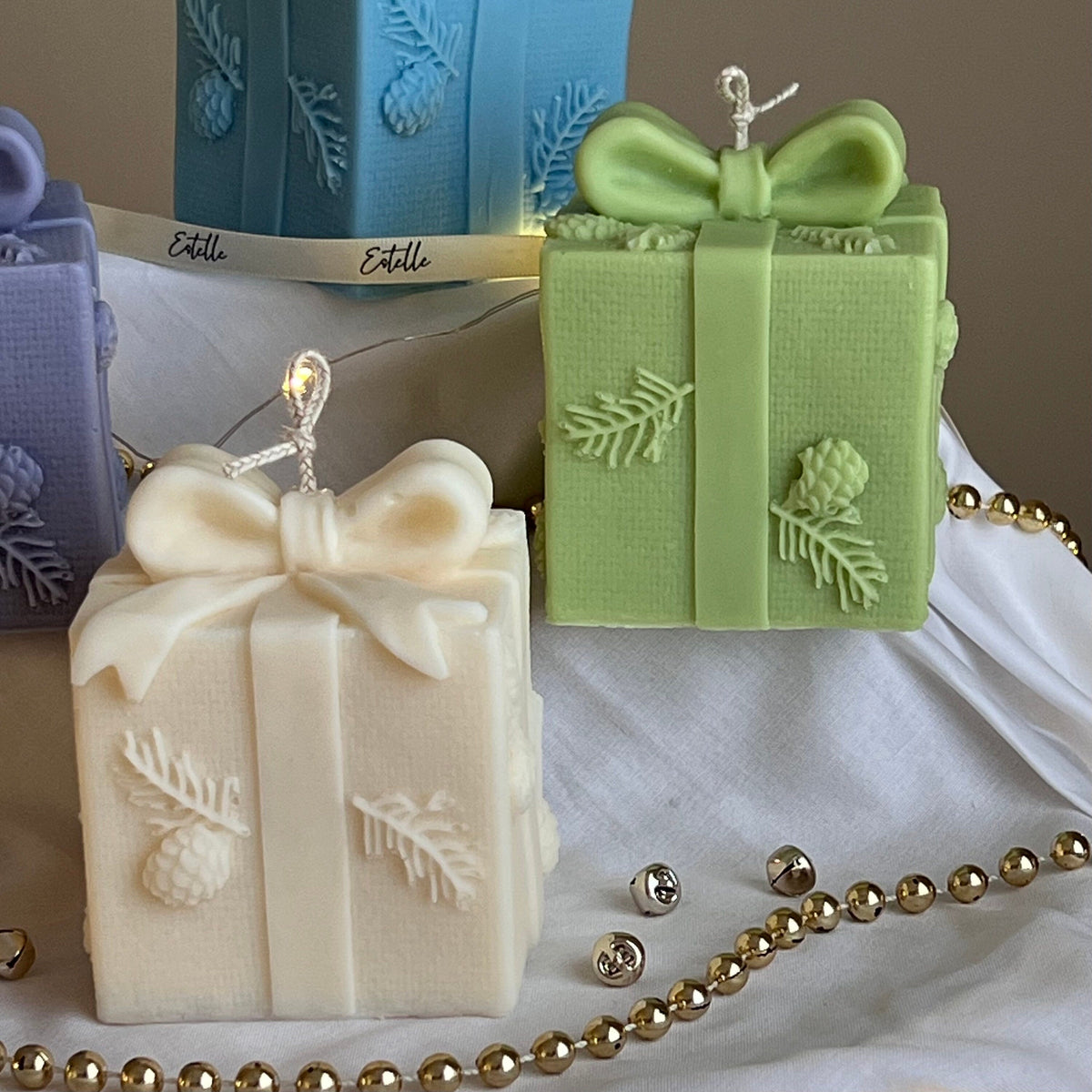 Christmas Gift Box Soy Wax Candle