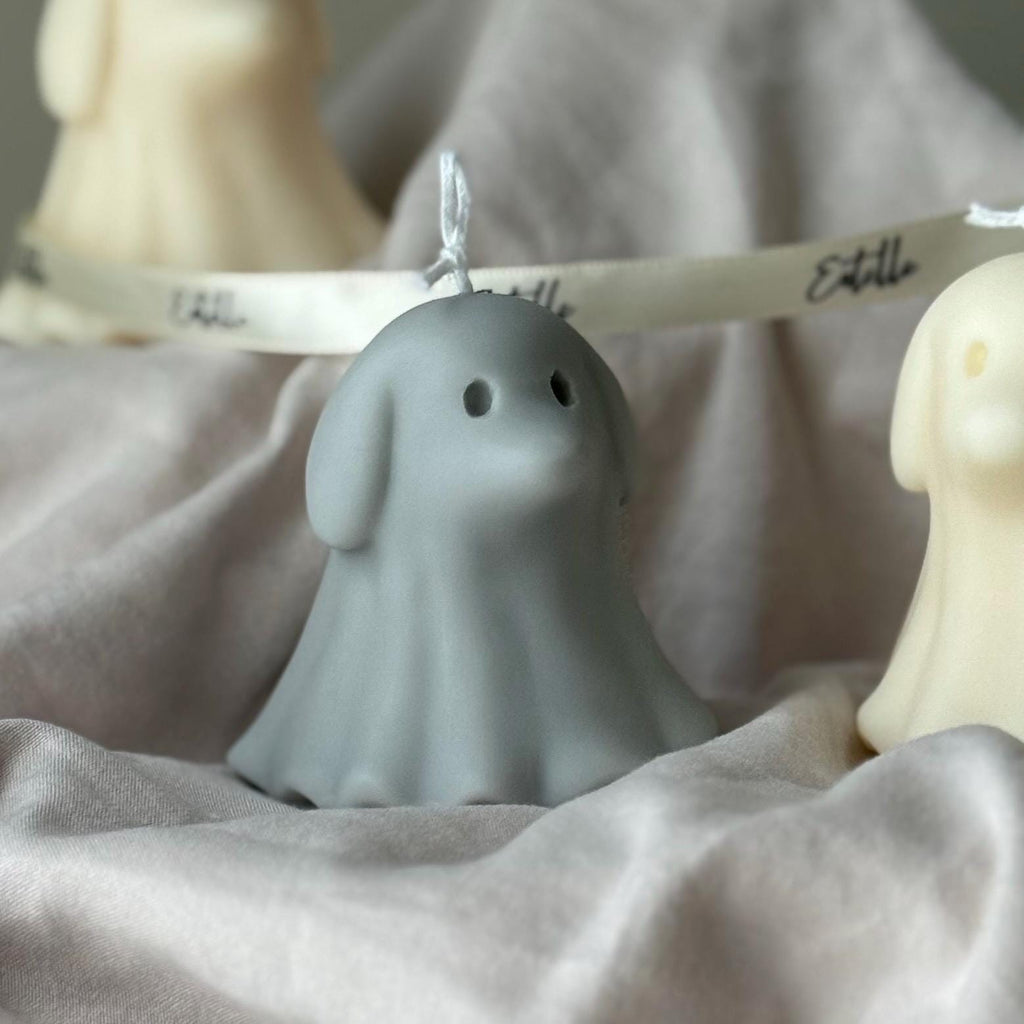 Dog Ghost Soy Wax Candle – Halloween Gift