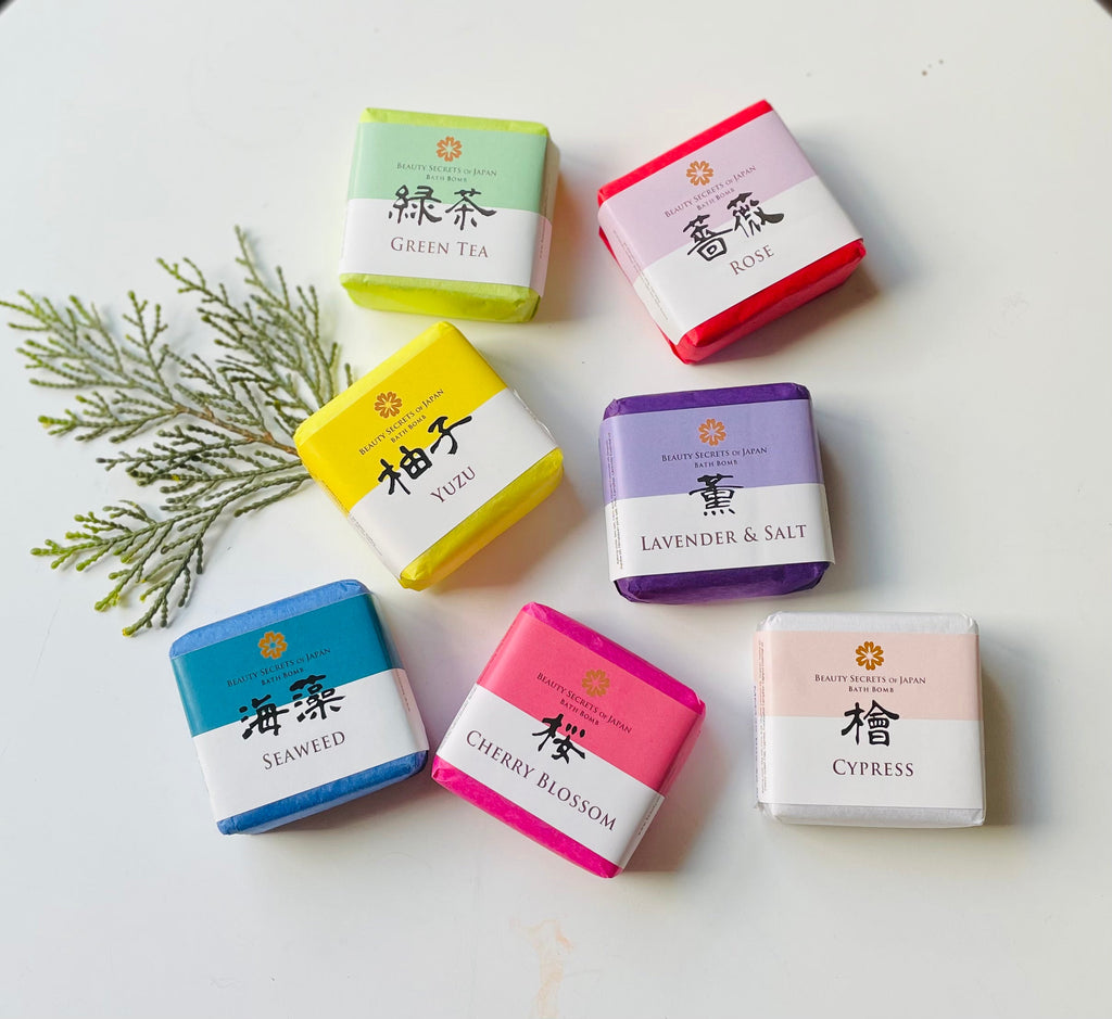 Coffret de bombes de bain japonaises