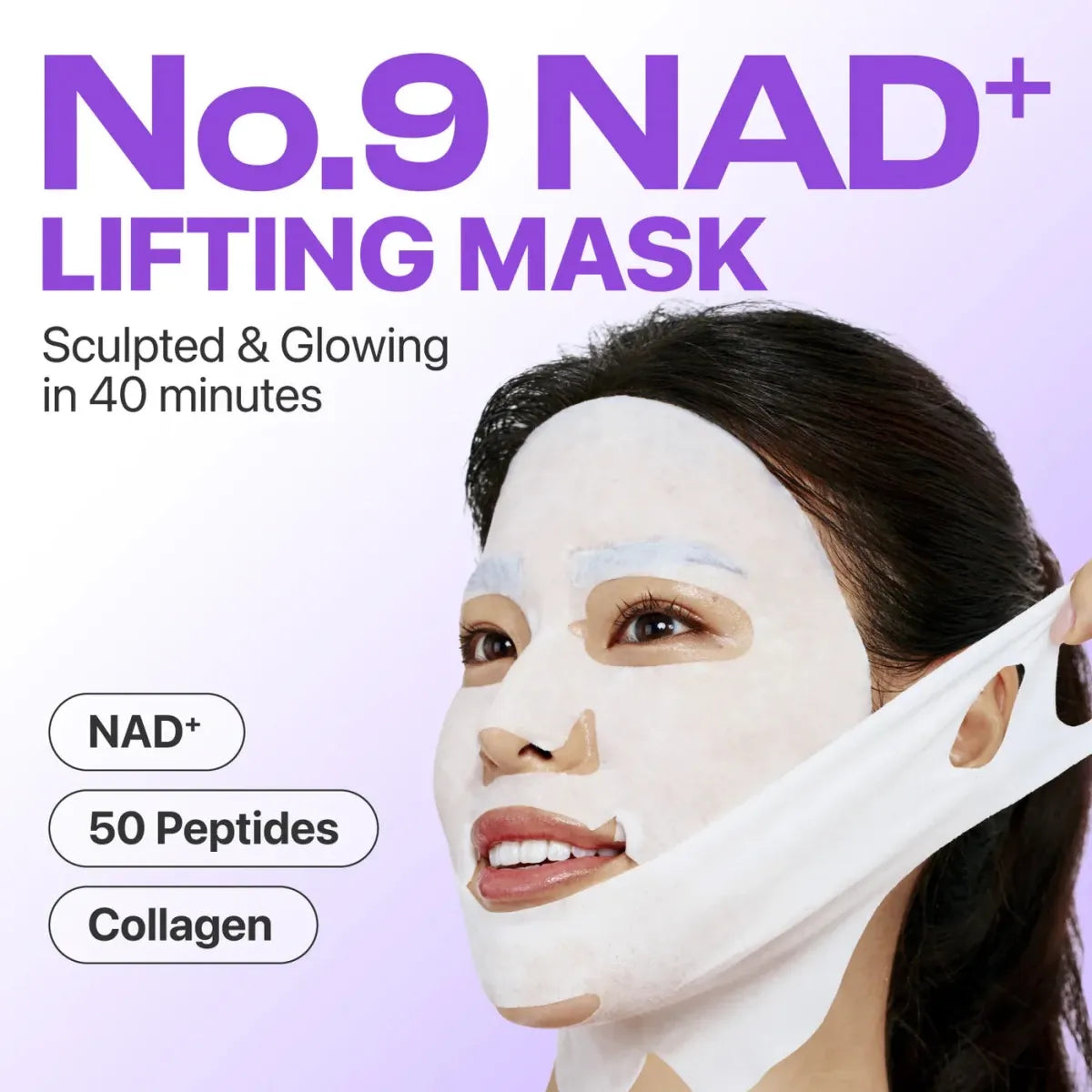 Numbuzin No.9 NAD Bio Lifting Face Mask – 4 Pack