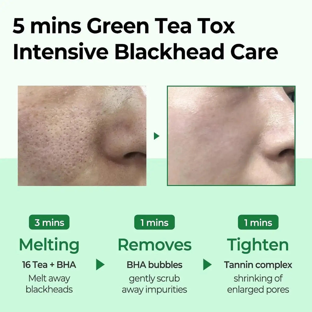 SOME BY MI Green Tea Blackhead Bubble Cleanser 120g